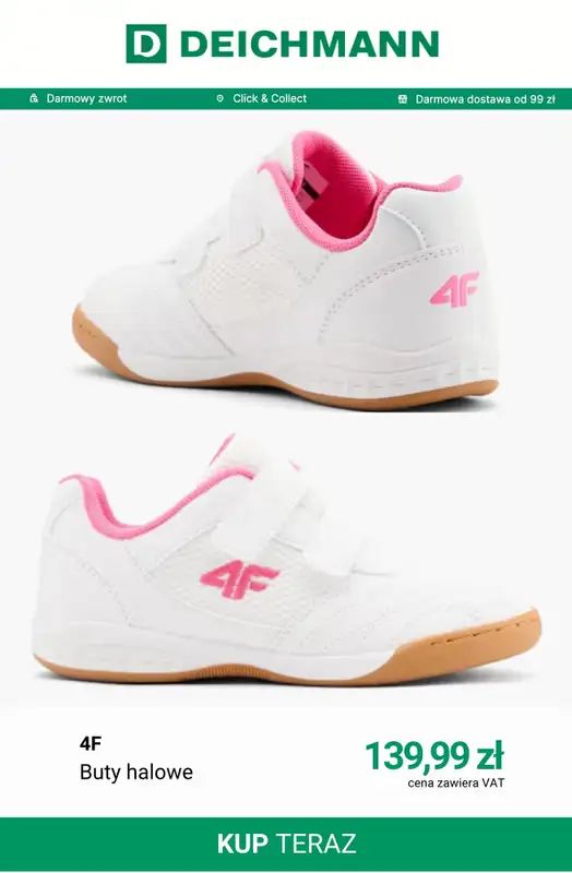 Deichmann - gazetka promocyjna Buty sportowe do szkoły od czwartku 10.09  - strona 10