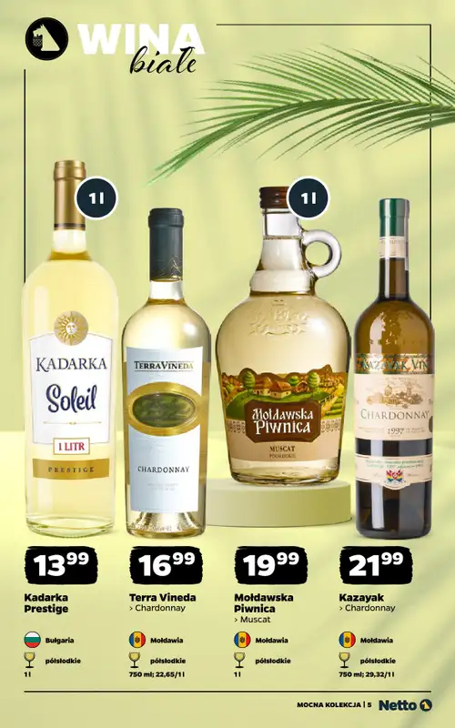 Netto - gazetka promocyjna Mocna Kolekcja - Wina od poniedziałku 14.09 do soboty 26.09 - strona 5