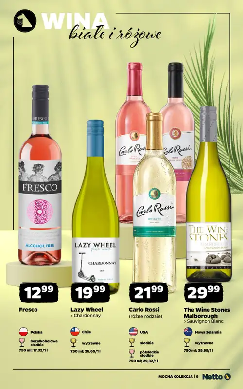 Netto - gazetka promocyjna Mocna Kolekcja - Wina od poniedziałku 14.09 do soboty 26.09 - strona 9