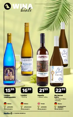 Netto - gazetka promocyjna Mocna Kolekcja - Wina od poniedziałku 14.09 do soboty 26.09 - strona 6