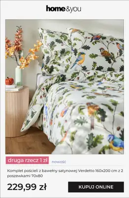 home&you - gazetka promocyjna Druga rzecz za 1 zł! od czwartku 10.09 do wtorku 15.09 - strona 10