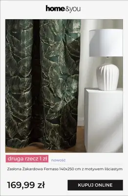 home&you - gazetka promocyjna Druga rzecz za 1 zł! od czwartku 10.09 do wtorku 15.09 - strona 7