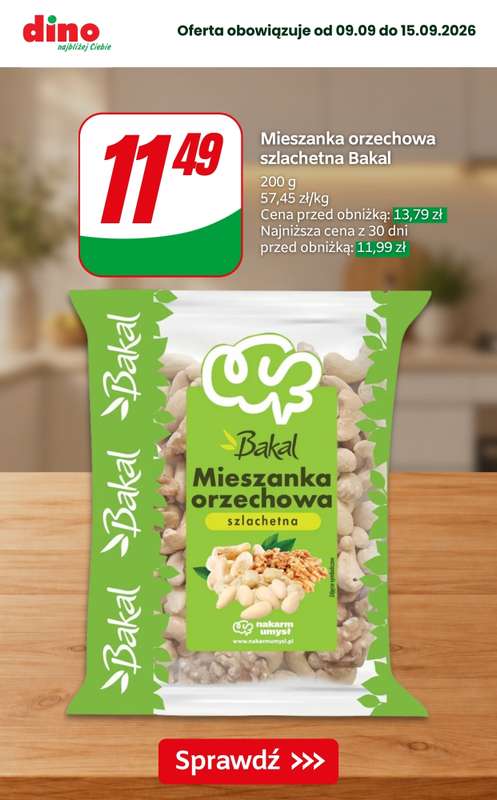 Dino - gazetka promocyjna Przekąski do szkoły i pracy w super cenach! od piątku 11.09 do wtorku 15.09 - strona 9