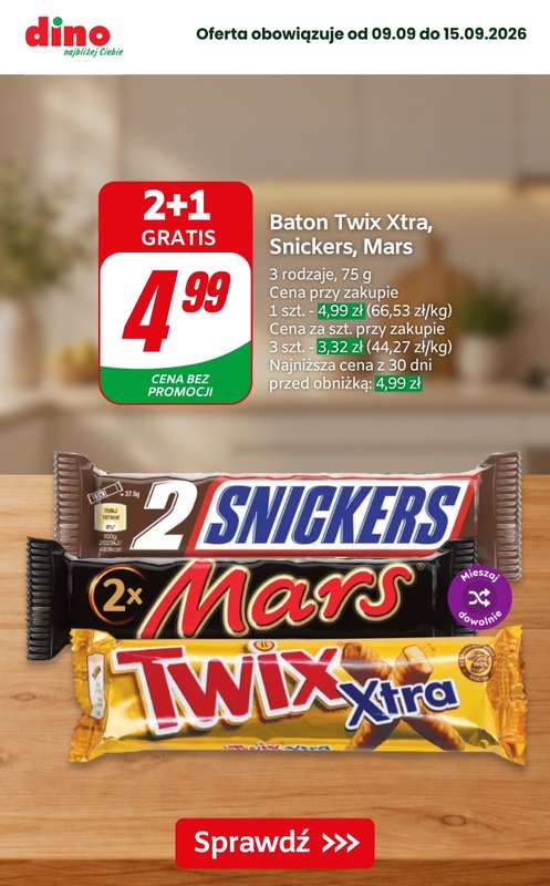 Dino - gazetka promocyjna Przekąski do szkoły i pracy w super cenach! od piątku 11.09 do wtorku 15.09 - strona 8