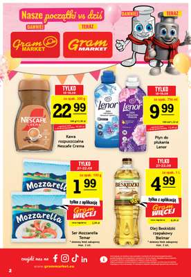 Gram Market - gazetka promocyjna Gazetka od środy 16.09 do wtorku 22.09 - strona 2