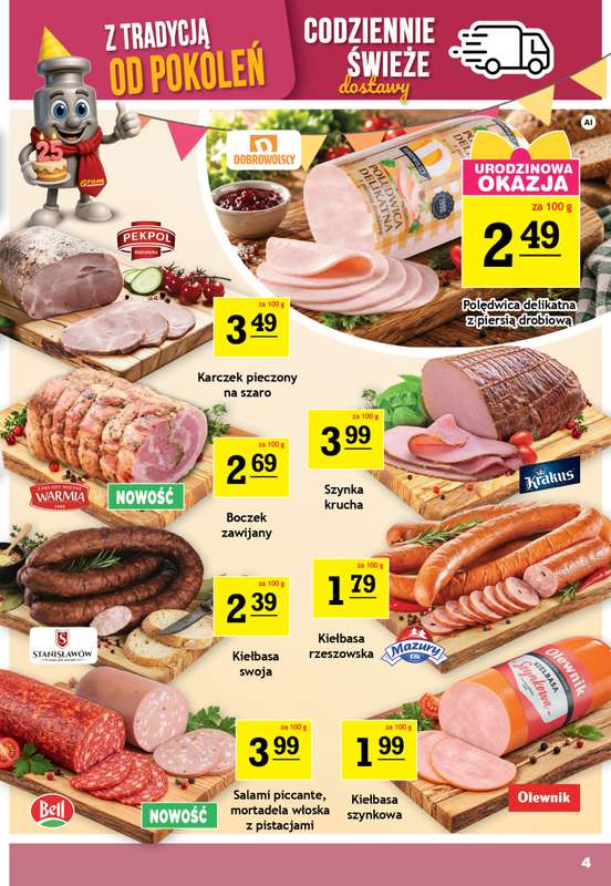 Gram Market - gazetka promocyjna Gazetka od środy 16.09 do wtorku 22.09 - strona 4