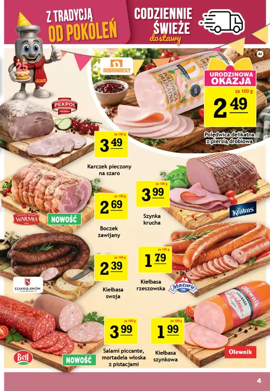 Gram Market - gazetka promocyjna Gazetka od środy 16.09 do wtorku 22.09 - strona 4