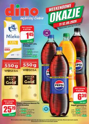 Dino - gazetka promocyjna Weekendowe okazje od piątku 11.09 do soboty 12.09