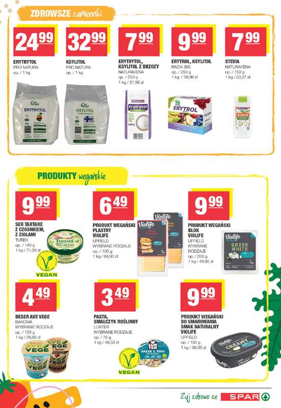 SPAR - gazetka promocyjna Żyj Zdrowo od piątku 11.09 do wtorku 22.09 - strona 7