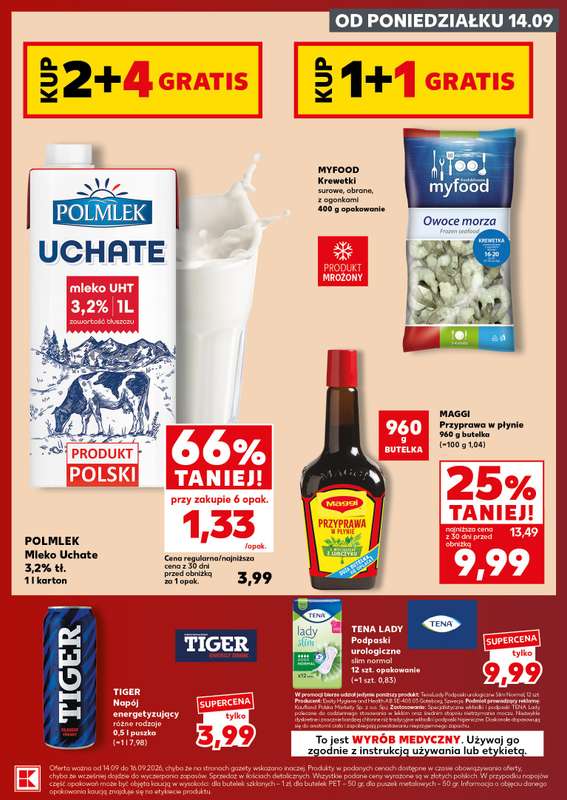 Kaufland - gazetka promocyjna Mocny Start od poniedziałku 14.09 do środy 16.09 - strona 3