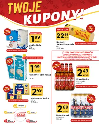 Społem Częstochowa - gazetka promocyjna Plakaty promocyjne od czwartku 17.09 do środy 23.09 - strona 2