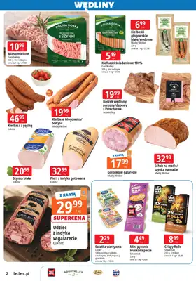Leclerc - gazetka promocyjna Niskie ceny od piątku 11.09 do soboty 19.09 - strona 2