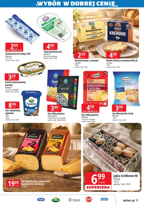 Leclerc - gazetka promocyjna Niskie ceny od piątku 11.09 do soboty 19.09 - strona 5