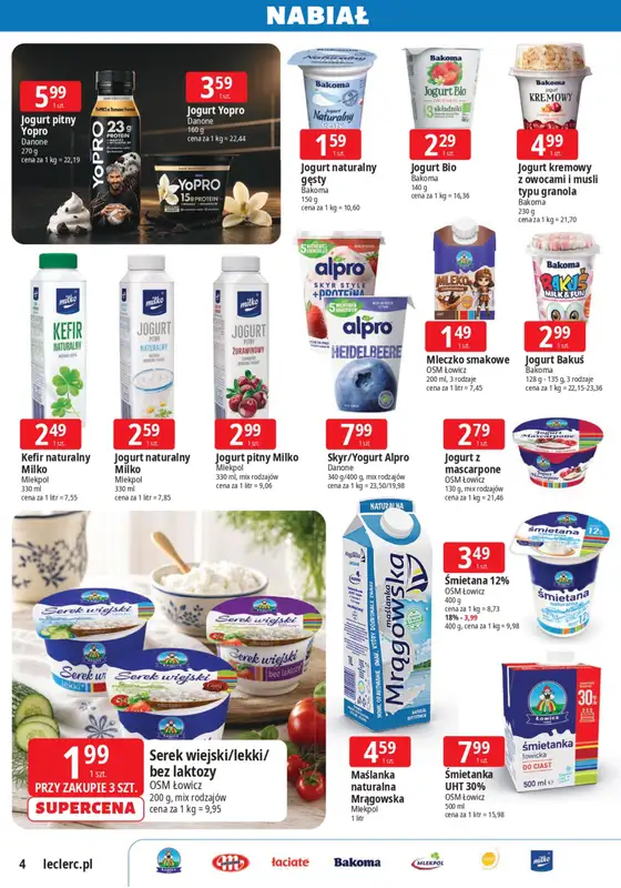 Leclerc - gazetka promocyjna Niskie ceny od piątku 11.09 do soboty 19.09 - strona 4
