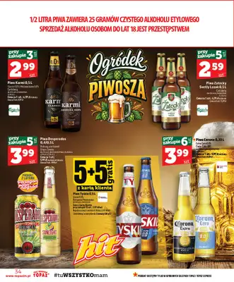 TOPAZ - gazetka promocyjna Gazetka od czwartku 17.09 do środy 23.09 - strona 34