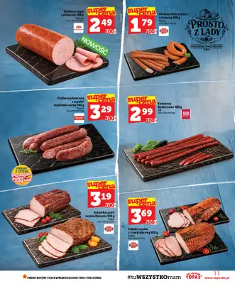 TOPAZ - gazetka promocyjna Gazetka od czwartku 17.09 do środy 23.09 - strona 11