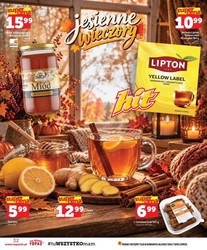 TOPAZ - gazetka promocyjna Gazetka od czwartku 17.09 do środy 23.09 - strona 32