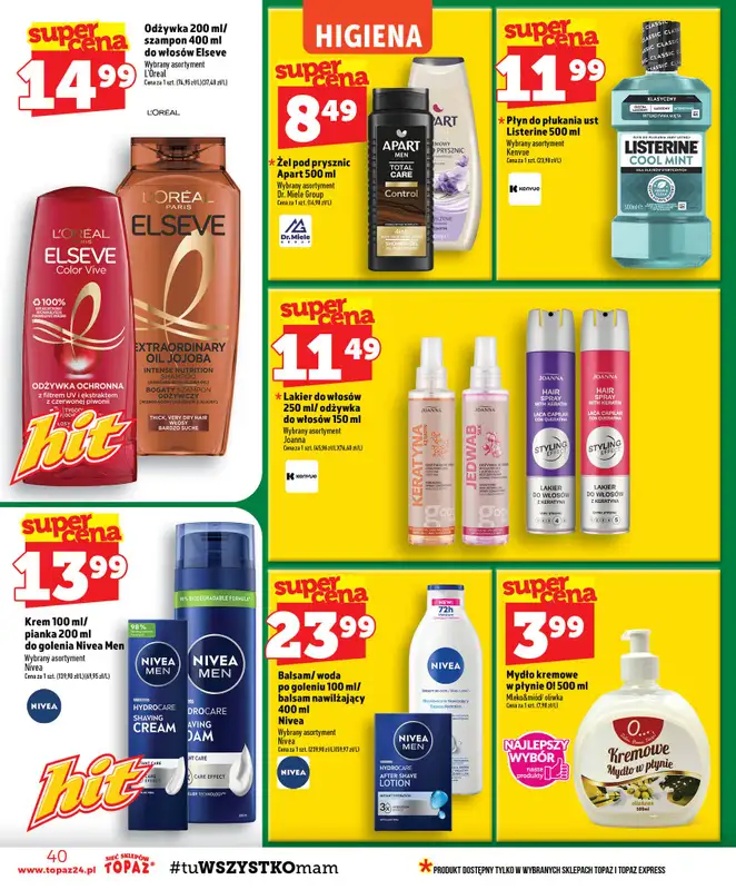 TOPAZ - gazetka promocyjna Gazetka od czwartku 17.09 do środy 23.09 - strona 40