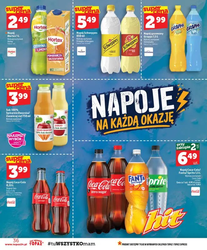 TOPAZ - gazetka promocyjna Gazetka od czwartku 17.09 do środy 23.09 - strona 36