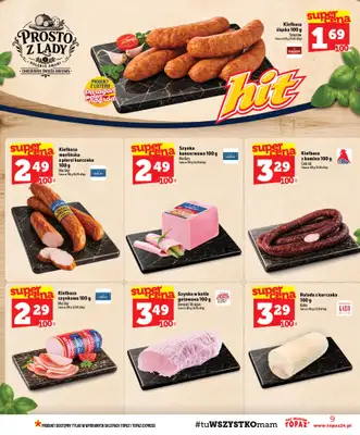 TOPAZ - gazetka promocyjna Gazetka od czwartku 17.09 do środy 23.09 - strona 9