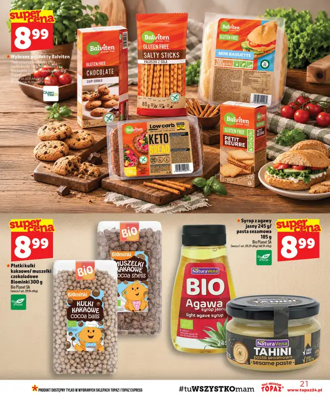 TOPAZ - gazetka promocyjna Gazetka od czwartku 17.09 do środy 23.09 - strona 21