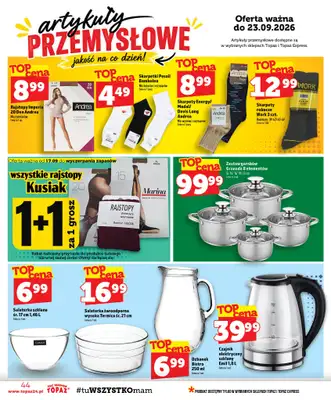 TOPAZ - gazetka promocyjna Gazetka od czwartku 17.09 do środy 23.09 - strona 44