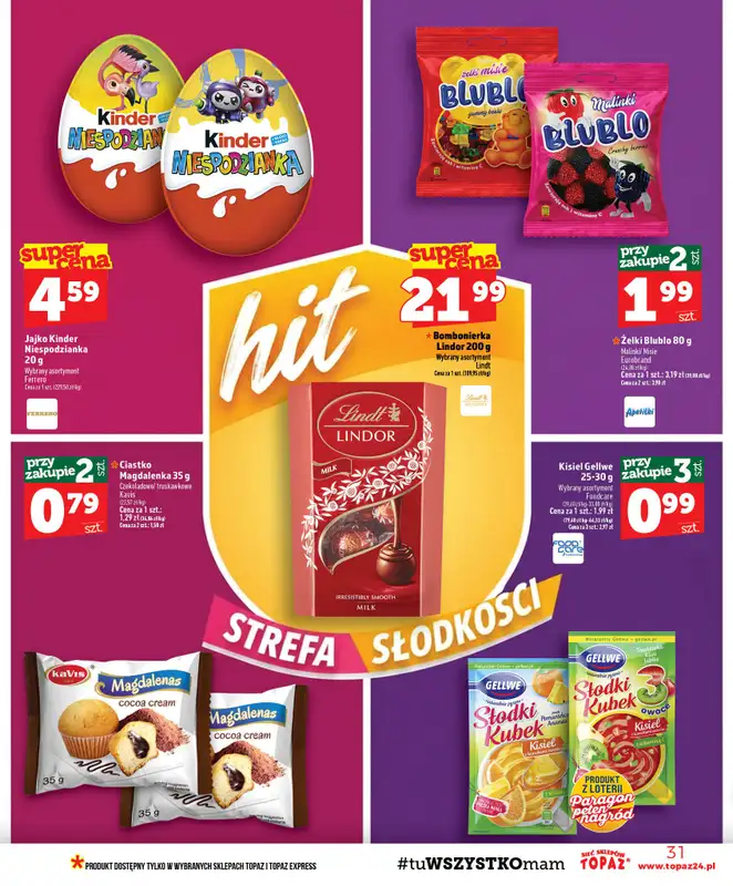 TOPAZ - gazetka promocyjna Gazetka od czwartku 17.09 do środy 23.09 - strona 31