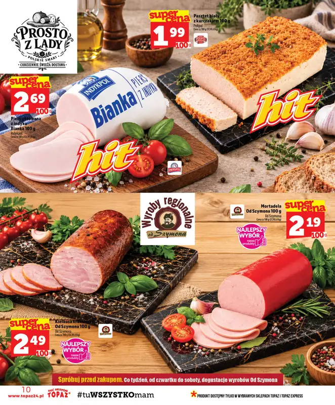 TOPAZ - gazetka promocyjna Gazetka od czwartku 17.09 do środy 23.09 - strona 10