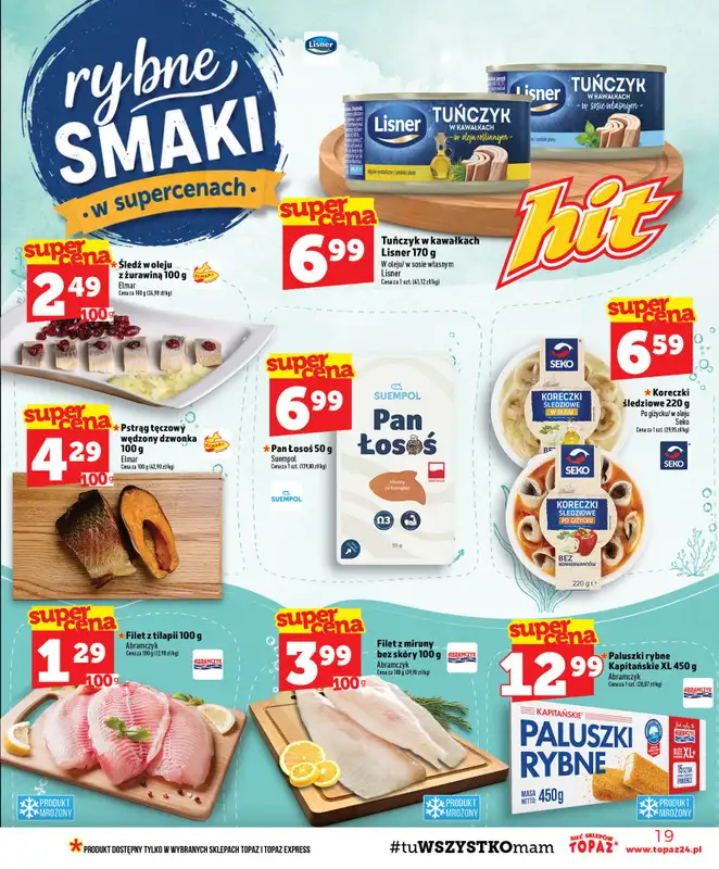 TOPAZ - gazetka promocyjna Gazetka od czwartku 17.09 do środy 23.09 - strona 19
