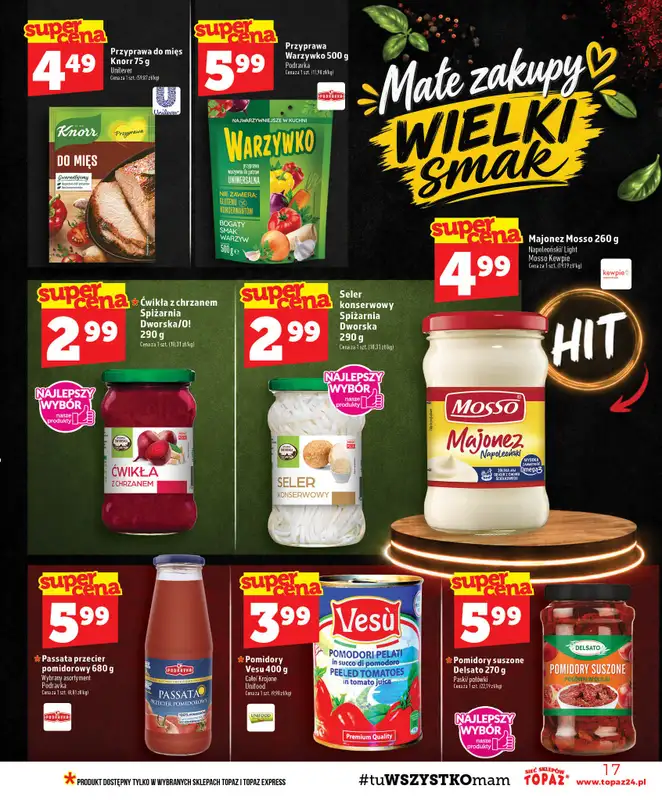 TOPAZ - gazetka promocyjna Gazetka od czwartku 17.09 do środy 23.09 - strona 17