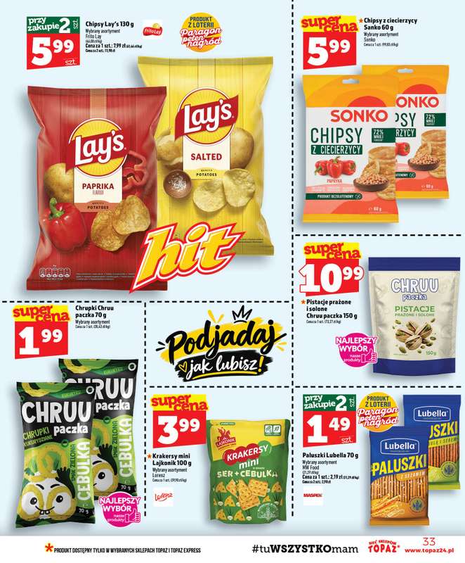 TOPAZ - gazetka promocyjna Gazetka od czwartku 17.09 do środy 23.09 - strona 33