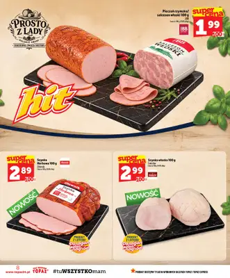 TOPAZ - gazetka promocyjna Gazetka od czwartku 17.09 do środy 23.09 - strona 8