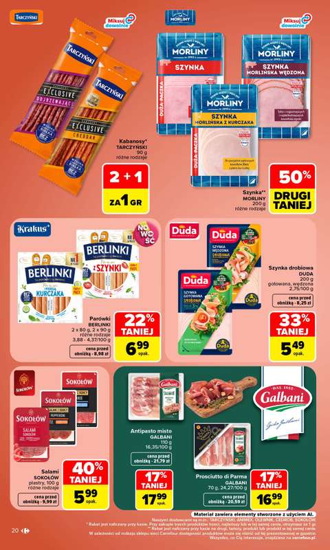 Carrefour - gazetka promocyjna Gazetka Carrefour od poniedziałku od poniedziałku 14.09 do soboty 19.09 - strona 22