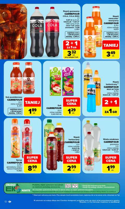 Carrefour - gazetka promocyjna Gazetka Carrefour od poniedziałku od poniedziałku 14.09 do soboty 19.09 - strona 14