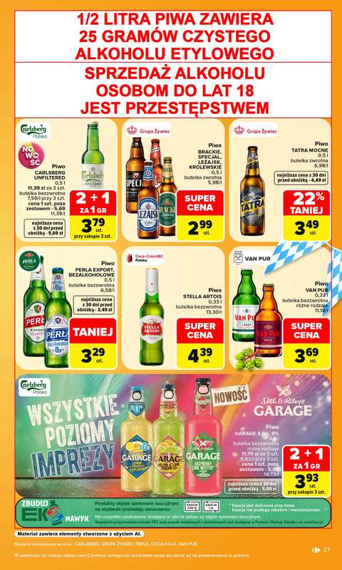 Carrefour - gazetka promocyjna Gazetka Carrefour od poniedziałku od poniedziałku 14.09 do soboty 19.09 - strona 29