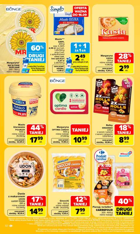Carrefour - gazetka promocyjna Gazetka Carrefour od poniedziałku od poniedziałku 14.09 do soboty 19.09 - strona 34