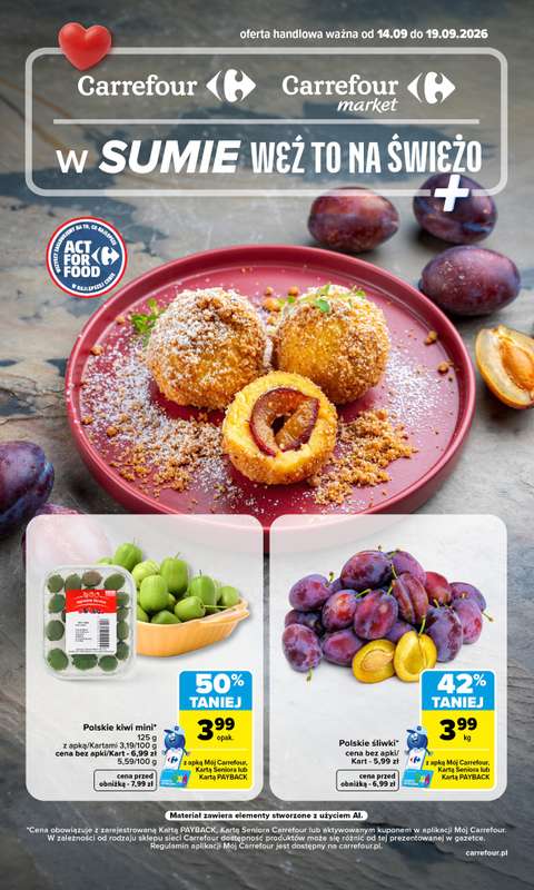 Carrefour - gazetka promocyjna Gazetka Weź to na świeżo  do soboty 19.09