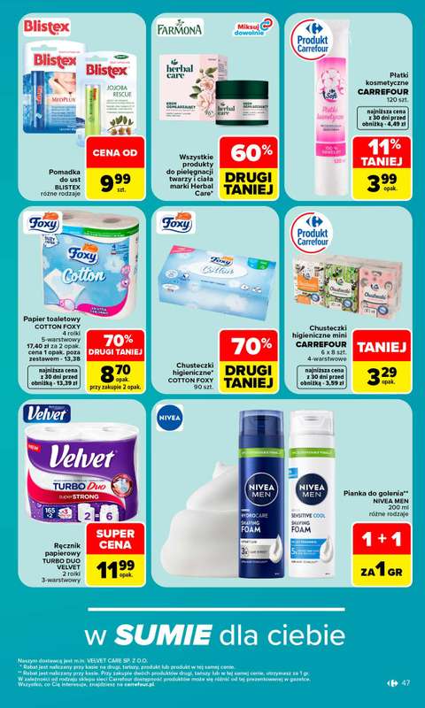 Carrefour Market - gazetka promocyjna Gazetka Carrefour Market od poniedziałku od poniedziałku 14.09 do soboty 19.09 - strona 49