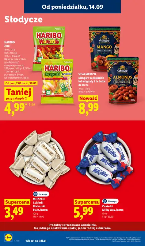 Lidl - gazetka promocyjna Oferta od poniedziałku od poniedziałku 14.09 do środy 16.09 - strona 54
