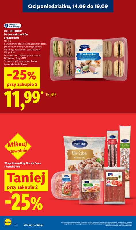 Lidl - gazetka promocyjna Oferta od poniedziałku od poniedziałku 14.09 do środy 16.09 - strona 12