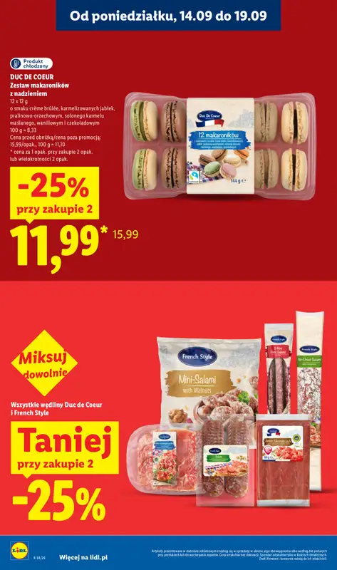 Lidl - gazetka promocyjna Oferta od poniedziałku od poniedziałku 14.09 do środy 16.09 - strona 12