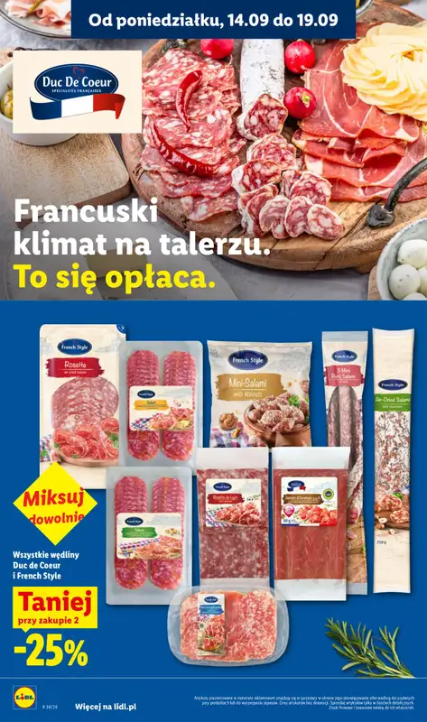 Lidl - gazetka promocyjna Oferta od poniedziałku od poniedziałku 14.09 do środy 16.09 - strona 48