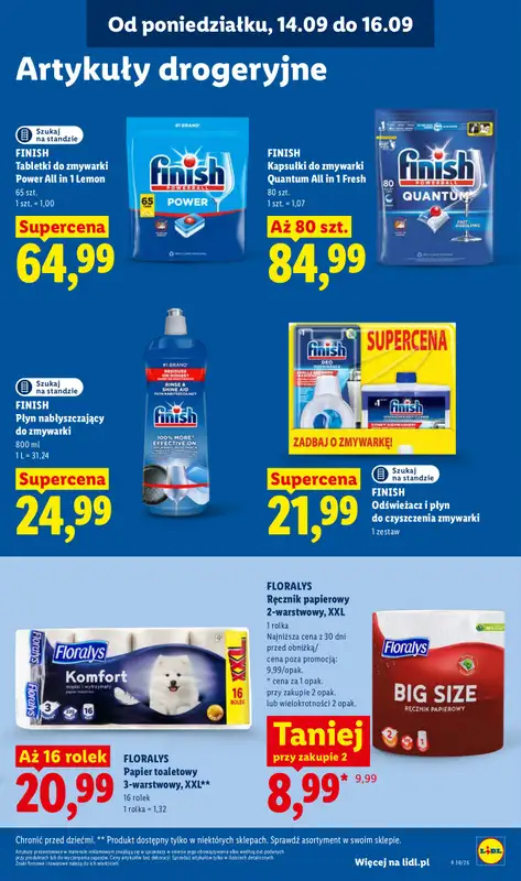Lidl - gazetka promocyjna Oferta od poniedziałku od poniedziałku 14.09 do środy 16.09 - strona 77