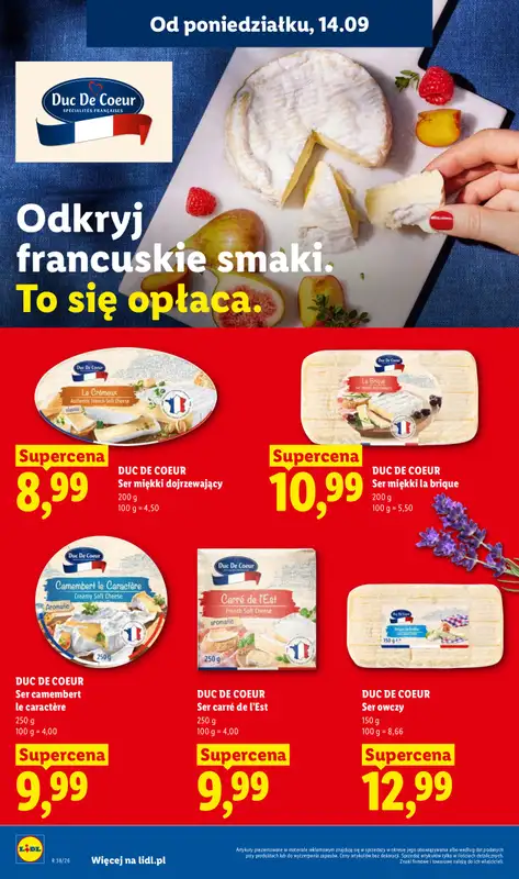 Lidl - gazetka promocyjna Oferta od poniedziałku od poniedziałku 14.09 do środy 16.09 - strona 46