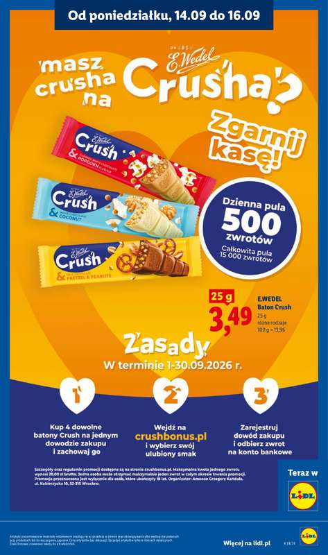 Lidl - gazetka promocyjna Oferta od poniedziałku od poniedziałku 14.09 do środy 16.09 - strona 57