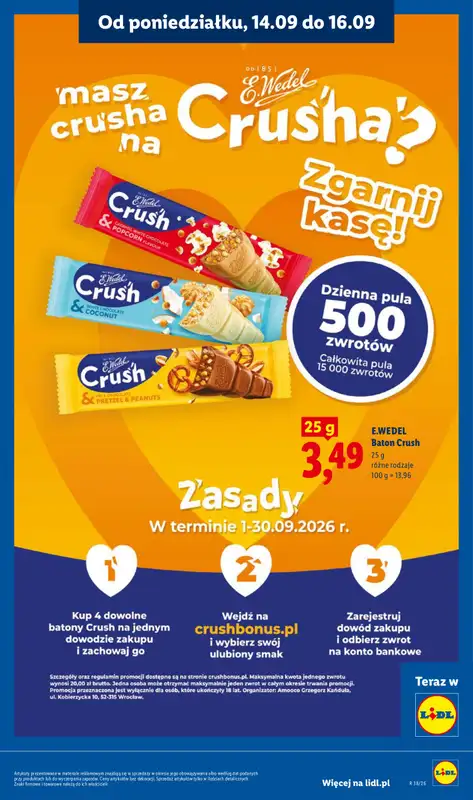 Lidl - gazetka promocyjna Oferta od poniedziałku od poniedziałku 14.09 do środy 16.09 - strona 57