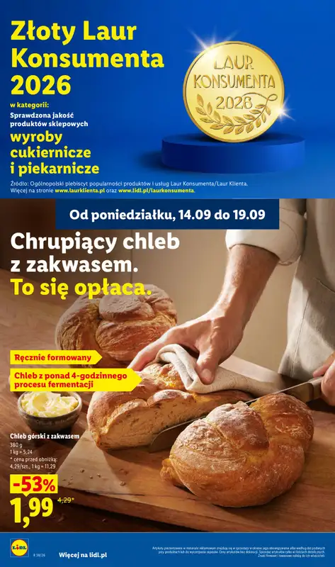 Lidl - gazetka promocyjna Oferta od poniedziałku od poniedziałku 14.09 do środy 16.09 - strona 32