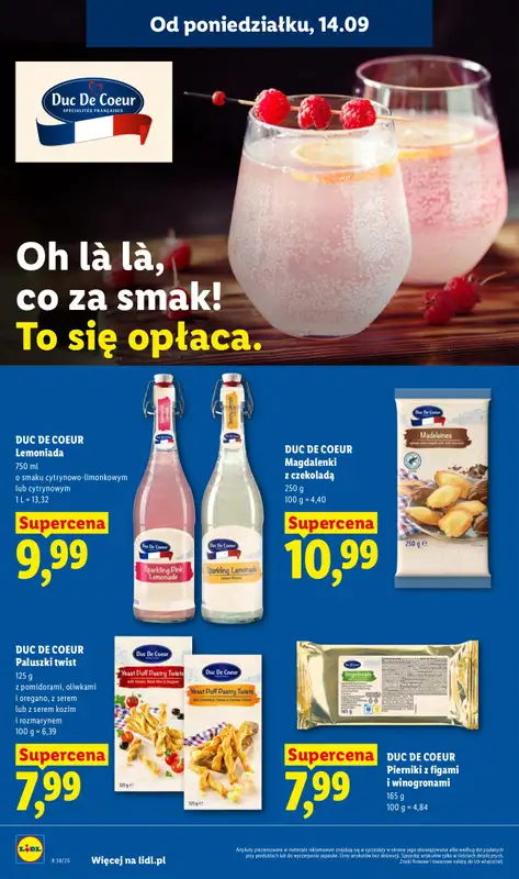 Lidl - gazetka promocyjna Oferta od poniedziałku od poniedziałku 14.09 do środy 16.09 - strona 50