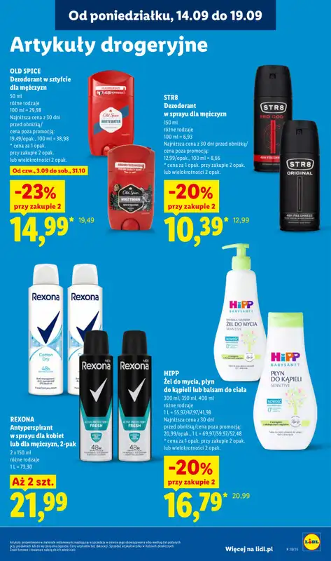 Lidl - gazetka promocyjna Oferta od poniedziałku od poniedziałku 14.09 do środy 16.09 - strona 73