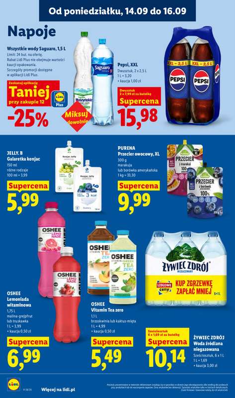 Lidl - gazetka promocyjna Oferta od poniedziałku od poniedziałku 14.09 do środy 16.09 - strona 58